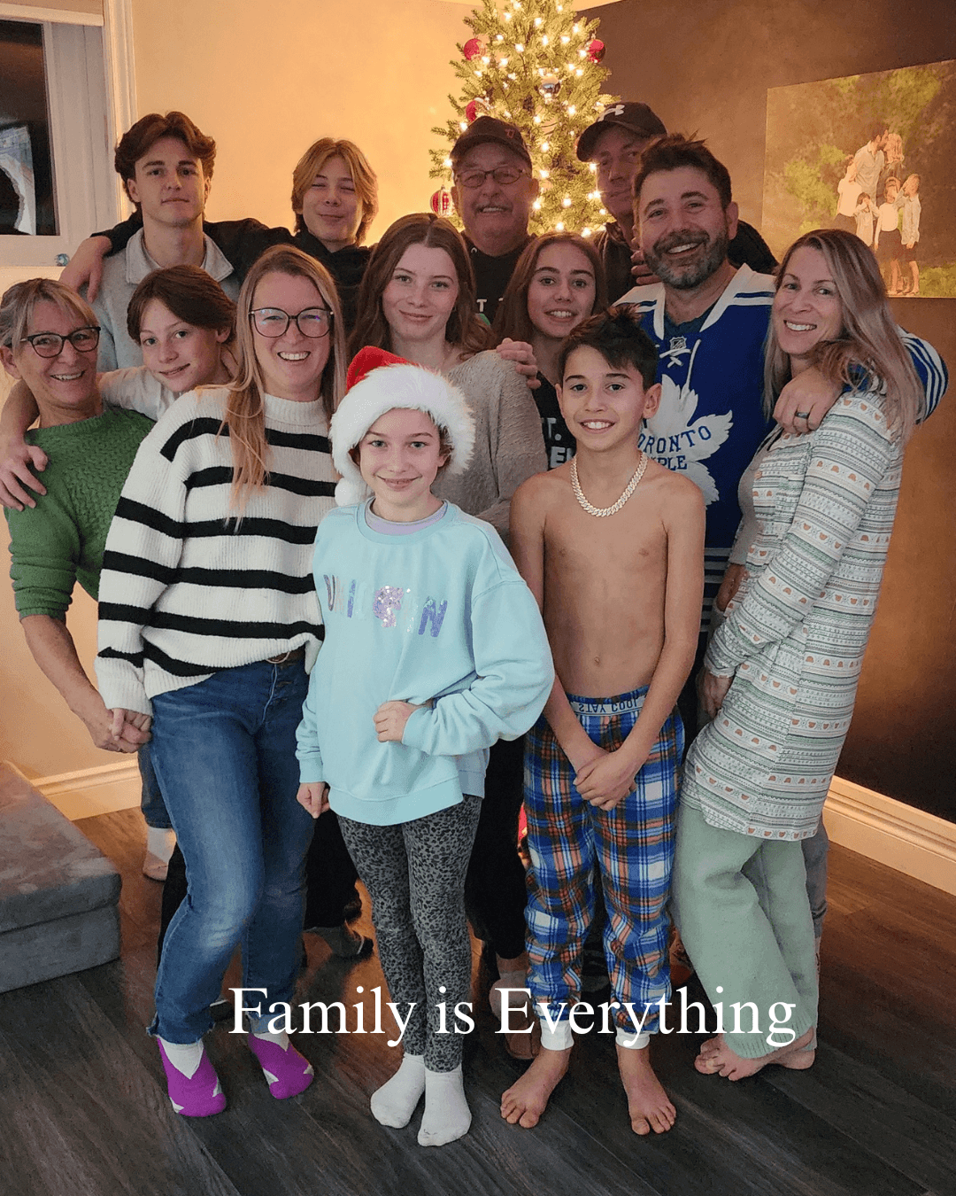Kathy with her family